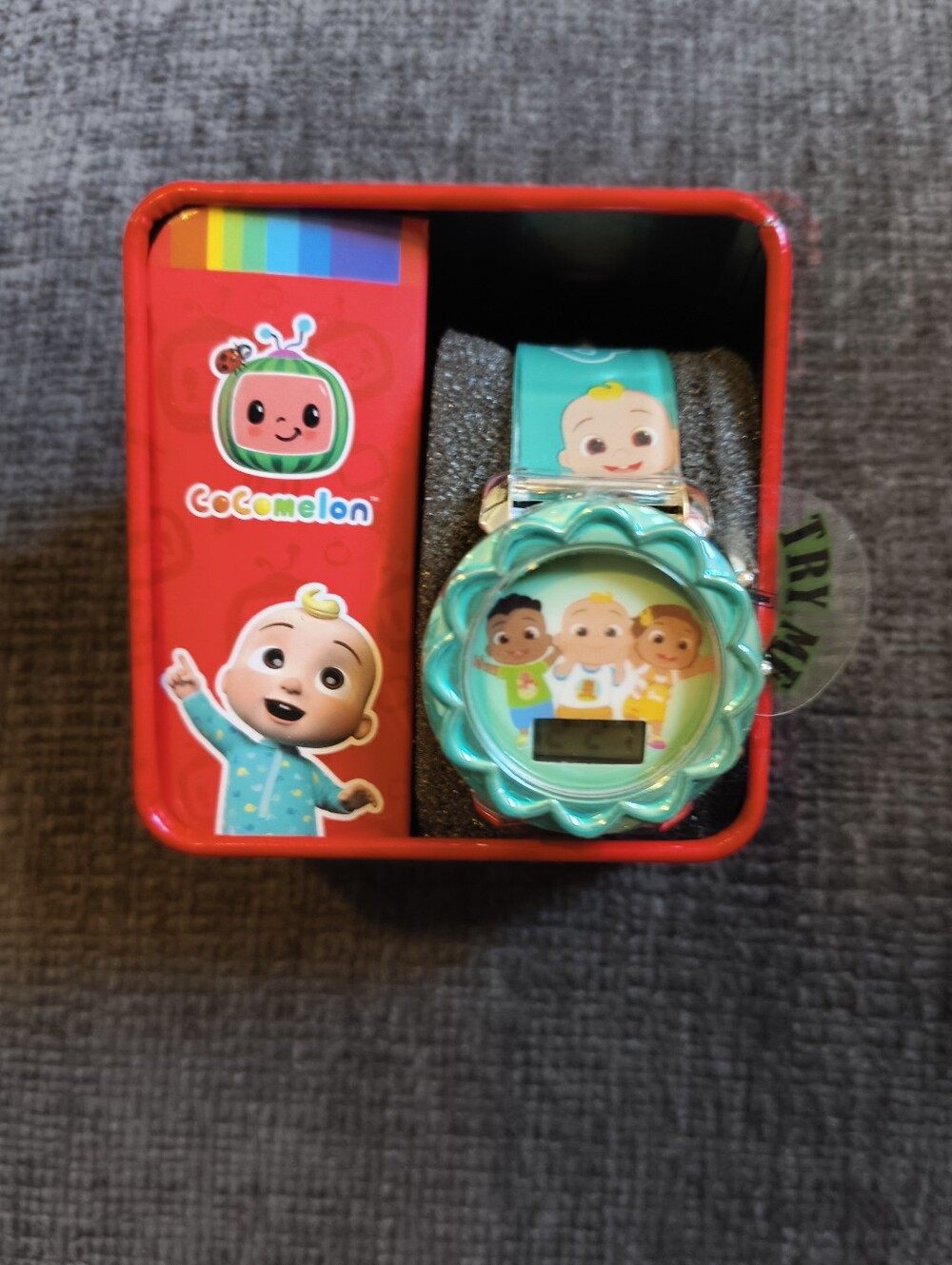 Cocomelon Kids' Teal Digital Watch